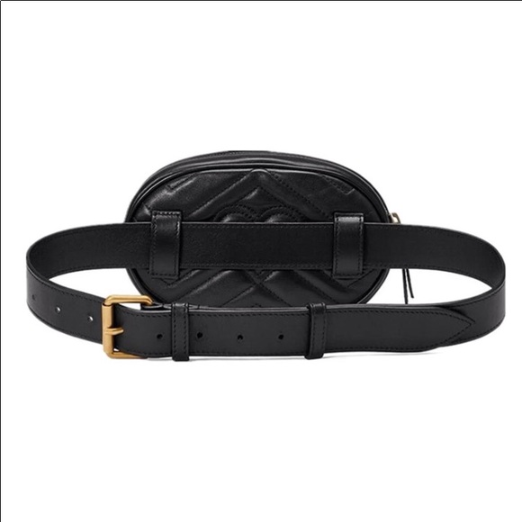 LAST ONE BLACK leather FANNY PACK - Picture 8 of 8